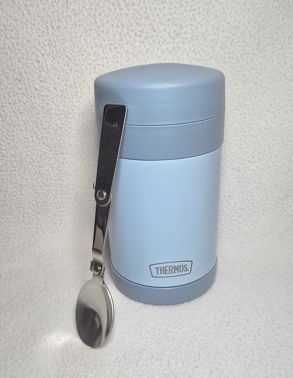 Thermos Light Blue Insulated Food Jar - Portable Hot & Cold Container